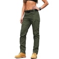 thumbnail image 7 of Karymi Women Clothing Tactical Cargo Pants, 8 Pockets Outdoor Hiking Pants, Casual Straight Leg Multi-Pocket Utility Work Trousers, Quick Dry Women's Shorts, 7 of 7