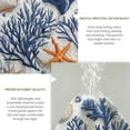 thumbnail image 5 of FIVERAM Coastal Quilt Set Twin Size,2 Piece Nautical Ocean Coral Bedspread,Lightweight Seashell Coverlet Bedding Set for Beach House Bedroom Decor, 5 of 8