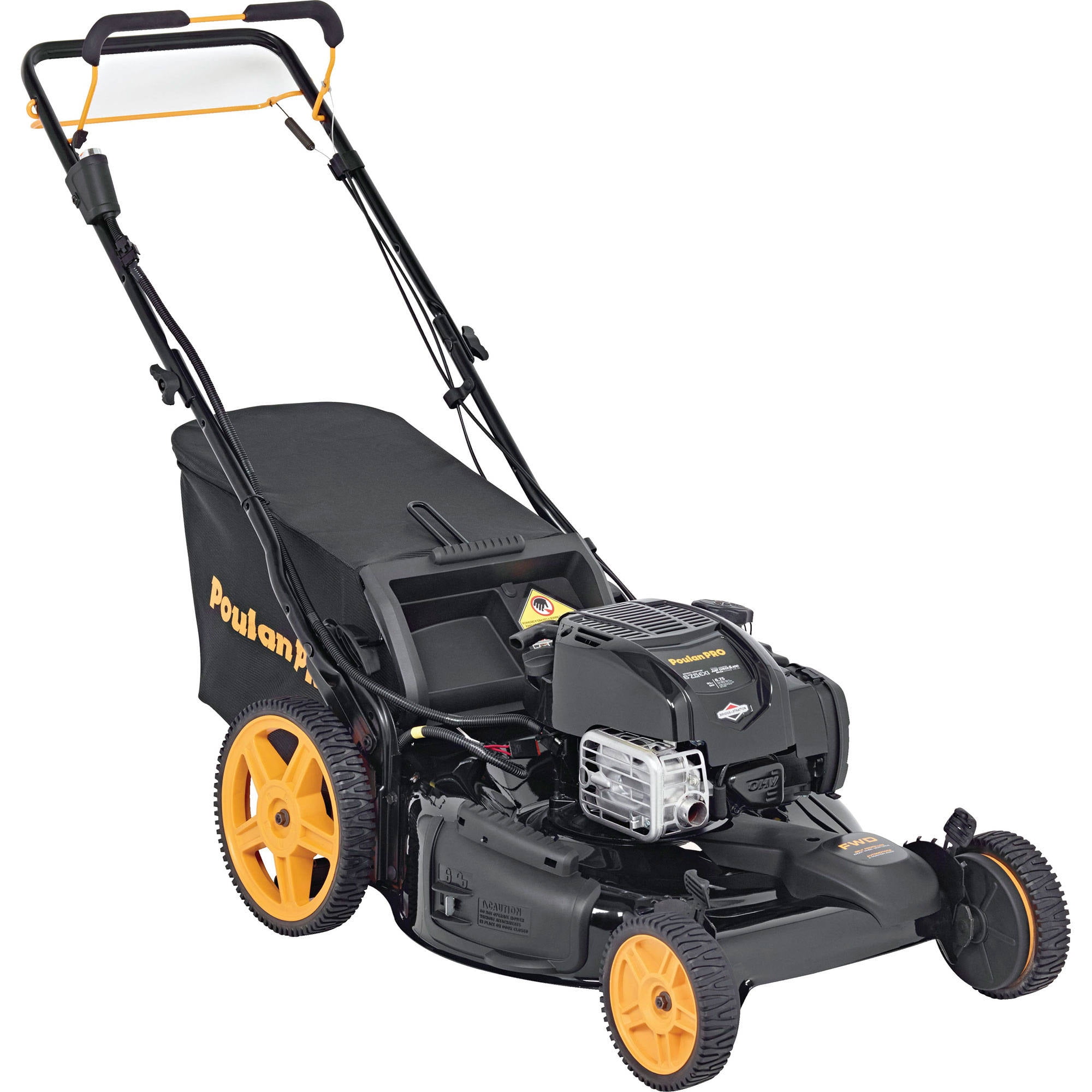 Poulan Pro 21" Gas Engine 3-in-1 Self-Propelled Lawn Mower - Walmart