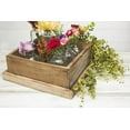 thumbnail image 2 of Cake & Candy Displays Dessert Pedestal Reclaimed Wood Pie Box with Lid 13.75in. Square, 2 of 4