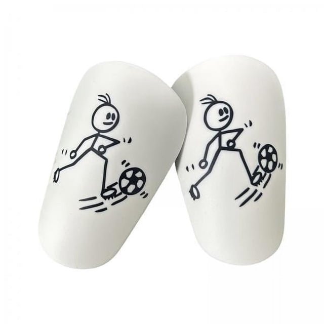 2x2 Uds Mini Espinilleras De Fútbol Espinilleras Portátiles Equipo De Fútbol