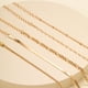 thumbnail image 5 of Golden six piece set Chain Bracelet Sets for Women Dainty Link Paperclip Bracelets Cuba Stackable Layered Link Bracelet, 5 of 5