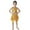 C273/Gold, variant on XIYON Cute Clothes For Girls Performance Outfit Glossy Sleeveless Vest With Ruffle Hem Photography Elastic Choir Solid Color 10-12 Years