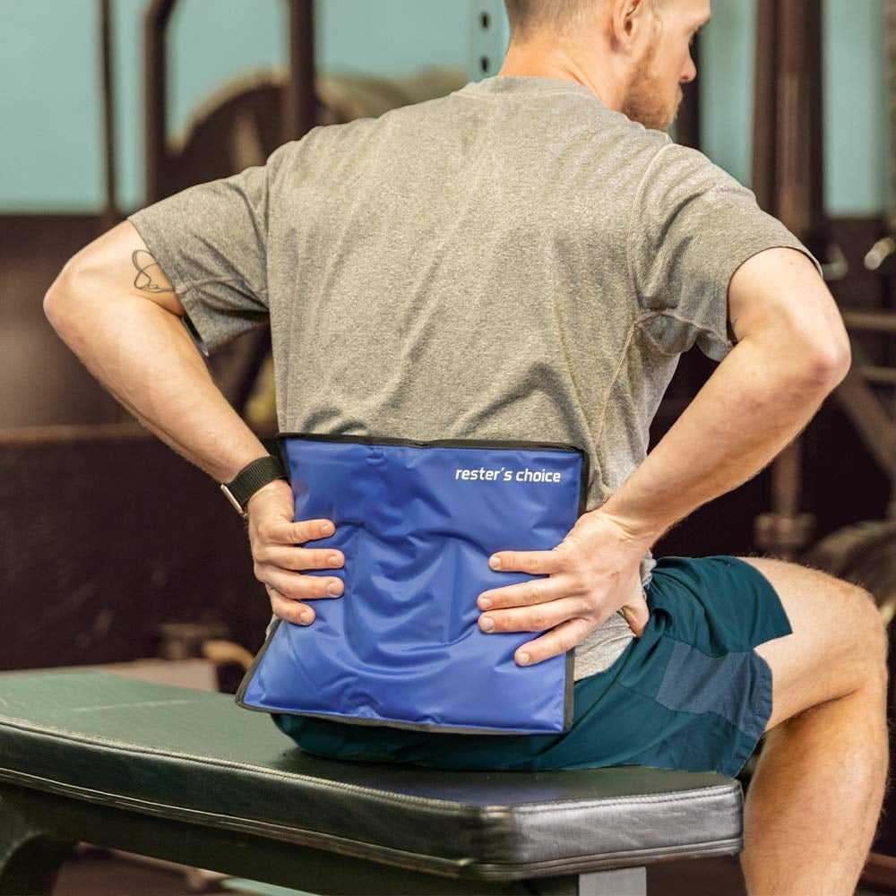 Gel Cold & Hot Pack - 11x14.5" Reusable Warm or Ice Pack for Injuries, Hip, Shoulder, Knee, Back Pain - Hot & Cold Compress for Swelling, Bruises, Surgery - Heat & Cold Therapy