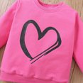 thumbnail image 5 of Kaprioy Baby Girl Fall Winter Clothes Toddler Outfits Girls Girls Valentines Long Sleeve Heart Print Sweatshirt Jogger Pants Baby Girl Clothes, 5 of 8