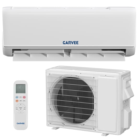 Garvee 24000 BTU Smart Split Air Conditioner - SEER 19 WiFi Enabled, 230V Energy Efficient AC with R32 Refrigerant, Cooling & Heating for Large Rooms and Home Office