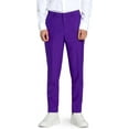 thumbnail image 4 of Teen Boys Solid Color Party Suit - Prom and Wedding Party Outfit - Including Blazer, Pants and Tie, 4 of 9