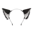 thumbnail image 3 of Diadema con orejas de y gato, aro para el pelo, Cosplay de Anime, , Adorable, ligero, para fiesta de cumpleaños, Halloween, niñas, adultos , negro Yinane Diadema con orejas de gato, 3 of 8