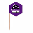 thumbnail image 1 of Film Words The Universe Yours Toothpick Flags Cupcake Picks Party Celebration, 1 of 3