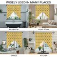 thumbnail image 3 of Yellow Spring Butterfly Swag Valances for Windows 2 Pack, Kitchen Window Curtains 36 Inch Length, Black Bow Knot Privacy Swag Curtains for Living Room/Bathroom with Rod Pocket 36"x36", 3 of 8