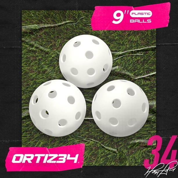 Ortiz34 Bat Ball Set - Graffiti Plastic Bat Ball Homerun Set