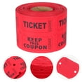 thumbnail image 4 of Shisuyan Billet Universel Papier Rouge 500 Pcs Rouleau pour Parc d'Attractions et Carnavals 2x1in, 4 of 8