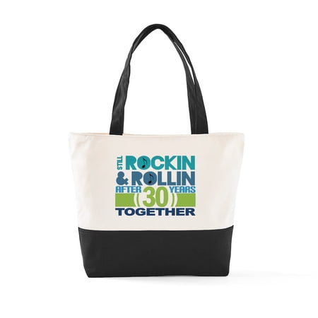 CafePress – 30Th Anniversary Funny – Two Tone 100% Cotton Zipper Tote Bag