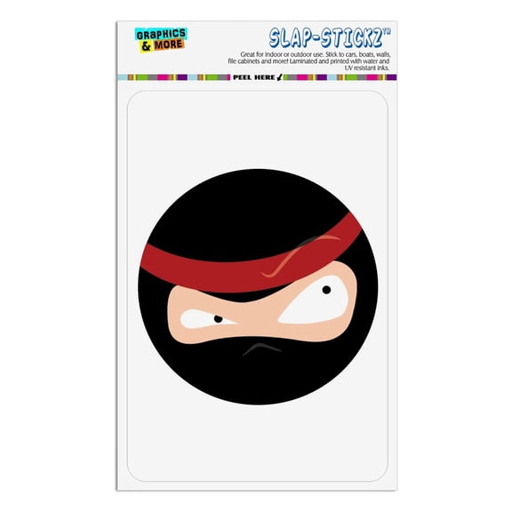Ninja Face Head Funny Home Business Office Sign