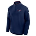 thumbnail image 3 of Men's Fanatics Navy Washington Capitals Authentic Pro Rink Training Quarter-Zip Pullover, 3 of 4