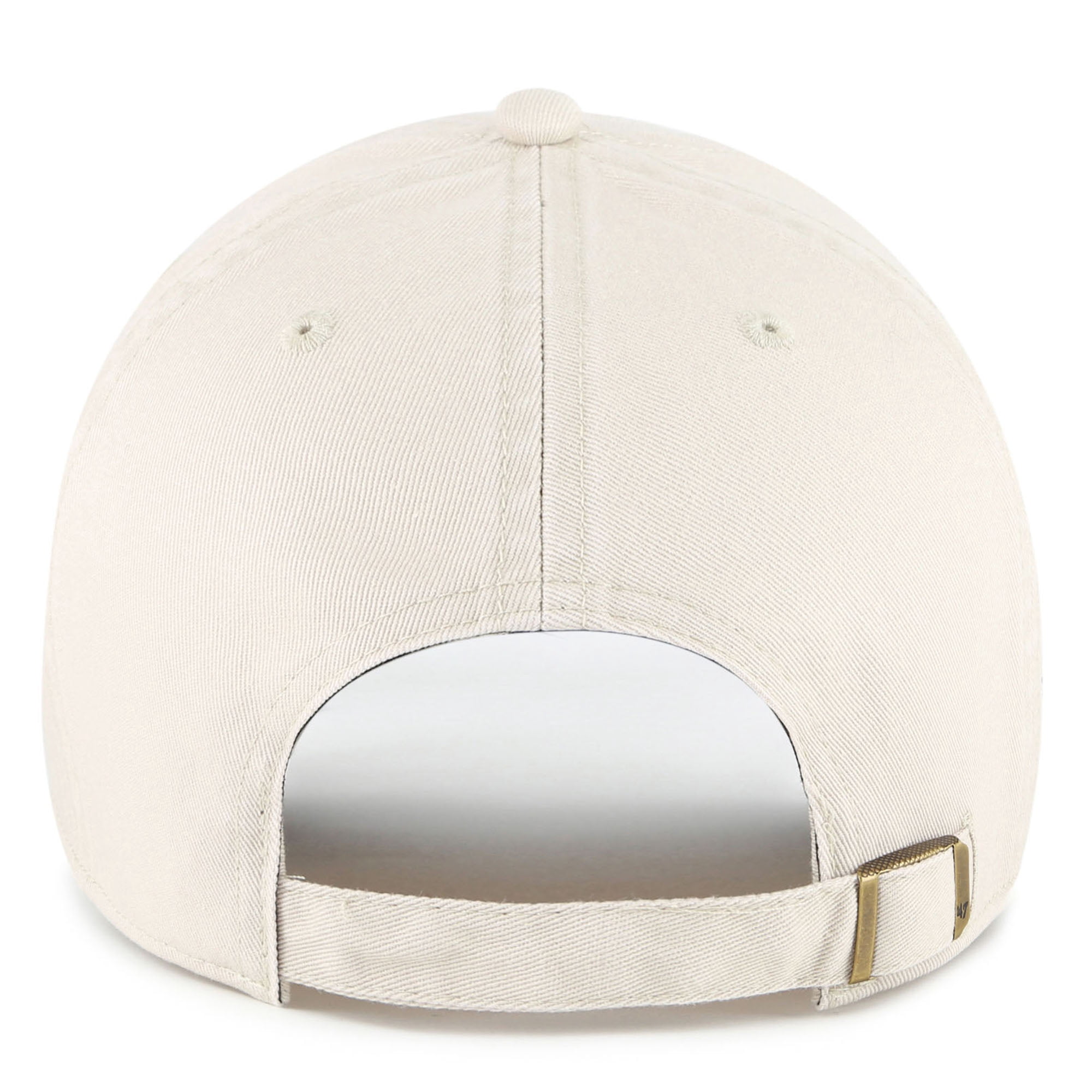 Men's '47 Cream Clemson Tigers Grand Stand Clean Up Adjustable Hat
