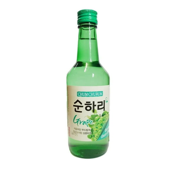 Licor de arroz Lotte sabor uva de 360 ml