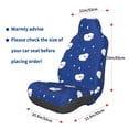 thumbnail image 3 of Fotbe Moon Lamb Funda para Asiento de Auto con Estampado – Impermeable y Antisudor – Ajuste Universal, Lavable a Máquina, Antideslizante (1 Pieza), 3 of 5