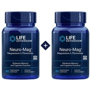Life Extension Neuro-Mag Magnesium L-Threonate Capsule - Ultra Absorbable Brain Booster, Support Memory, Focus & Cognitive Health - 90 90 Capsules