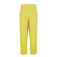 thumbnail image 4 of DAETIROS Mens Sweatpants Open Bottom, Baggy Athletic Relaxed Fit Drawstring Casual with Pockets Mens Sweatpants Clearance Yellow, 4 of 5