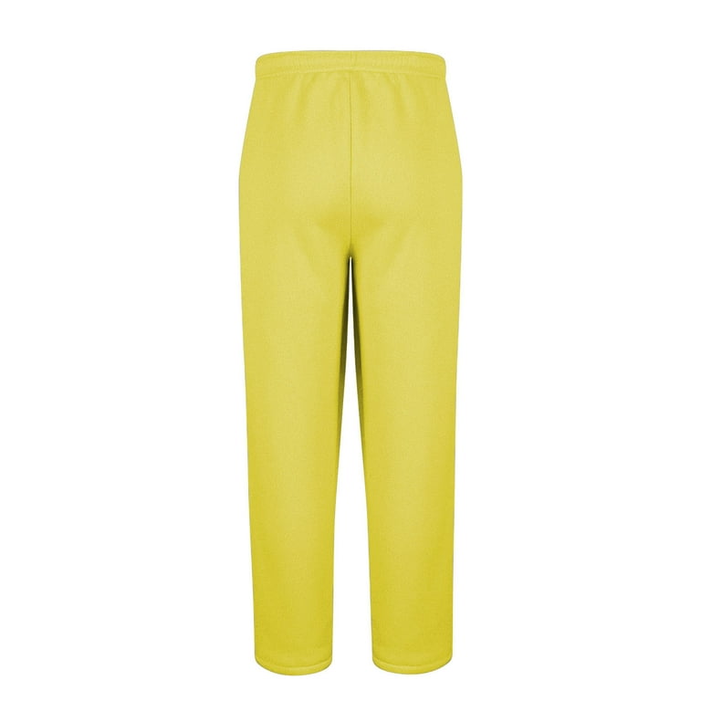 Fruit of the loom yellow sweatpants sale