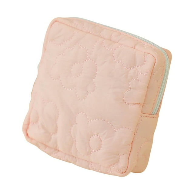 CNKOO Matoen Sac de Rangement Portable pour Serviettes Hygiéniques, Pochette de Période Réutilisable pour Adolescentes et Femmes, Sacs pour Serviettes pour les Règles, pour l'École et le Bureau, Sac pour Serviettes Féminines