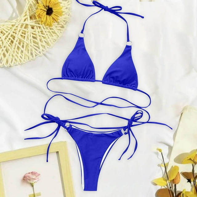 Traje de baño para mujer, moda, cómodo, bikini, traje de baño liso para mujer, bikinis, trajes de baño para mujer, conjuntos de bikini para mujer, trajes de baño bikini para mujer