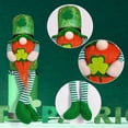 thumbnail image 1 of Decoraciones para el Día de San Patricio, Accesorios para el Día de San Patricio, Figura de San Patricio, Muñeco sin rostro irlandés, Adorno, Figura verde, Decoración navideña de Rodolfo, Adornos de p, 1 of 6