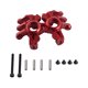 thumbnail image 1 of Ounissouiy 1 Juego de copa de dirección RC, aleación de aluminio, escala 1/10 profesional, accesorios para automóviles RC, piezas de repuesto Kits de construcción modelo rojo, 1 of 6