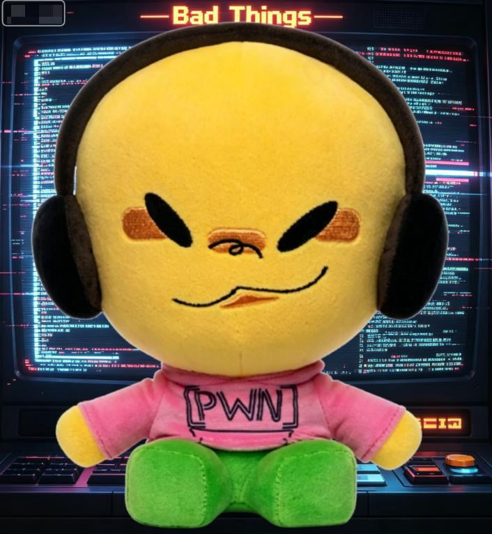 9.8In Andrew Plush Toy Game Bad Things PWN Stuffed Doll