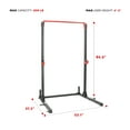thumbnail image 6 of Sunny Health & Fitness Essential 800-lb High Capacity Power Rack Cage with Weight Plate Storage & Adjustable J-Hooks - SF-XF920063, 6 of 9