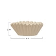 thumbnail image 2 of Creative Co-Op Fluted Stoneware Bowl, White, 2 of 5