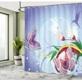 thumbnail image 5 of Ambesonne Floral Shower Curtain, Fantasy Colorful, 69"Wx75"L, Multicolor, 5 of 5