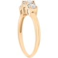 thumbnail image 2 of 1ct 3 Stone Diamond Engagement Round Cut Ring 10k Yellow Gold, 2 of 3