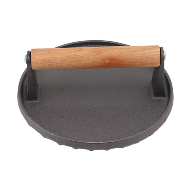 Burger Press,Grill Press Cast Iron Grill Press Bacon Press Rapid Response