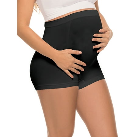 

Annette Women s Soft and Seamless Full Coverage Pregnancy Boy Short- IM0014BX