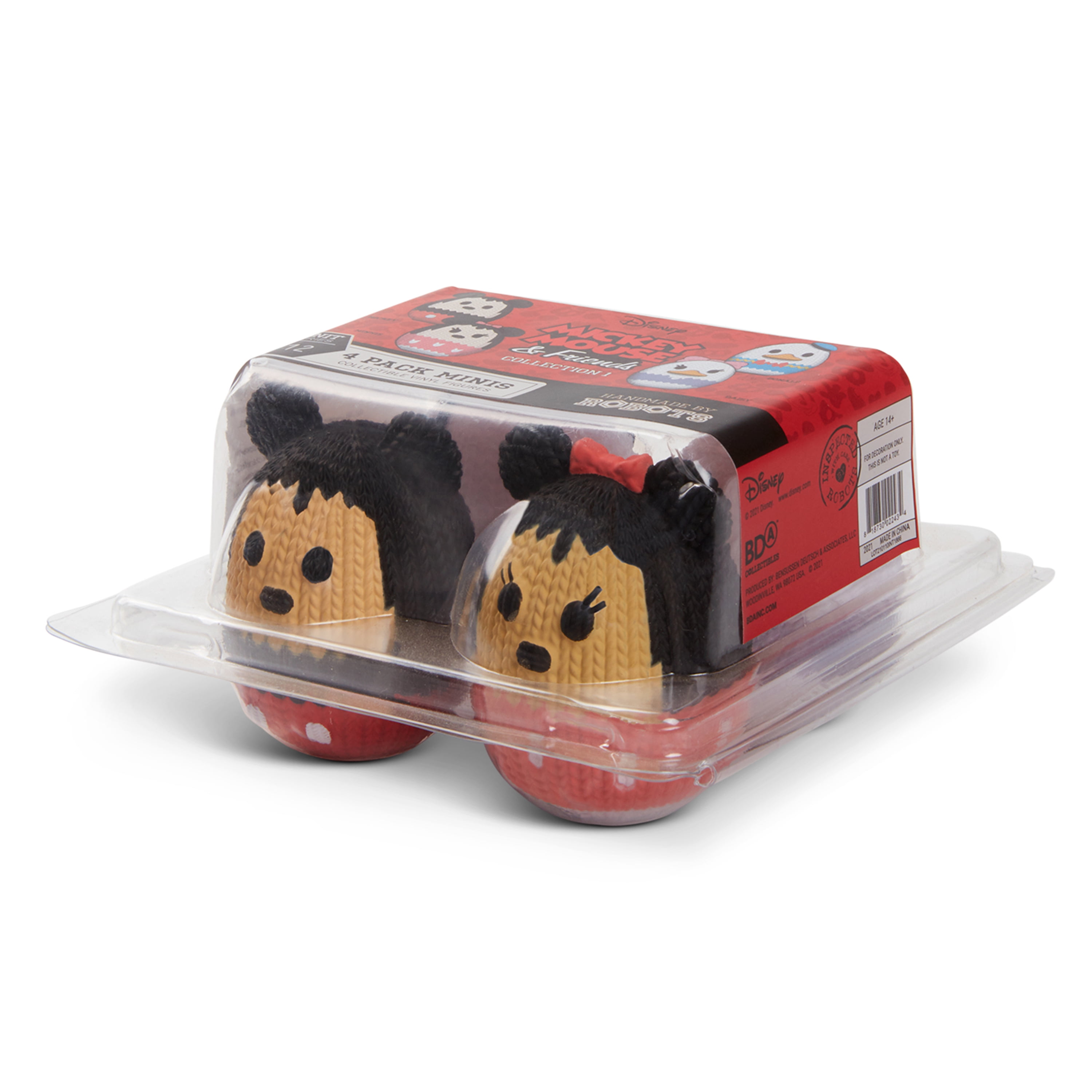 Mickey and Friends Mini Egg 4PK – Handmade By Robots Collectible Walmart Exclusive