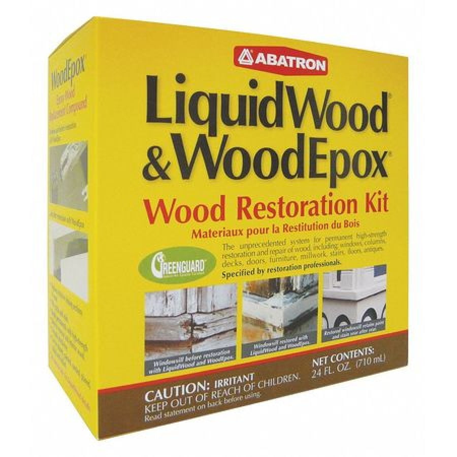 Abatron 24 Oz LiquidWood WoodEpox Epoxy Resin Glue Compound Wood