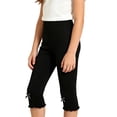 thumbnail image 4 of Loopsun Kids Boys Girls Capris 3 to 12 Years Fall Solid Warm Casual Daily Pants, 4 of 4