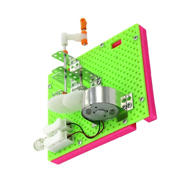 MEIBUTYUP 1Set Hand Generator Model Green Manual Dynamo for Science Experiment and Education