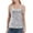 Grey, variant on Womens Summer Tops Sequin Tops Glitter Party Strappy Tank Top Casual Beach Clothes
