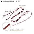 thumbnail image 2 of Unique Bargains Jade Rope Nylon Cord Necklace Holder Strings Emerald Rope, Light Brown 5 Pack, 2 of 6