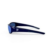 Prx Wolf Men’s Fashion Sunglasses in Shiny Black, Wrap designed, Plastic, 59-17-132, with Case