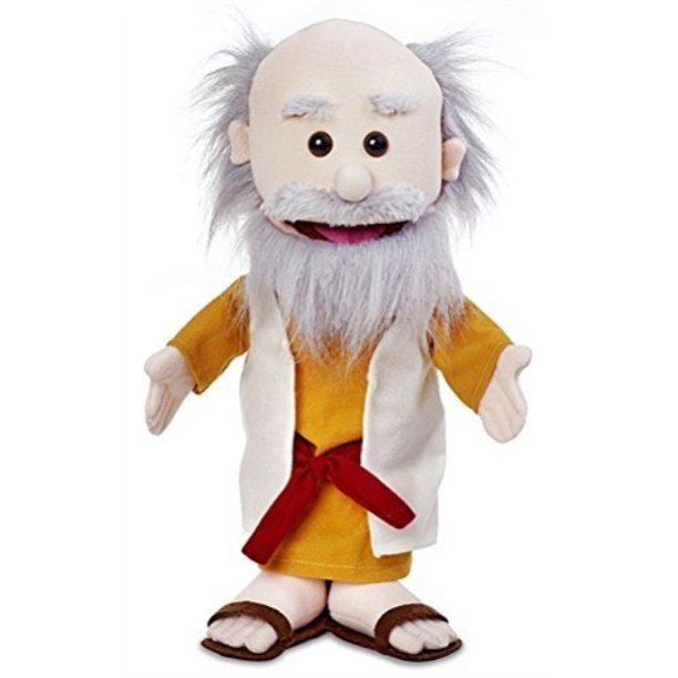 14" moses, bible character, hand puppet