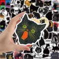 thumbnail image 4 of Black Cat Animal Graffiti Stickers, 100 Removable Waterproof Stickers for Suitcase, Notebook, Skateboard, 4 of 5