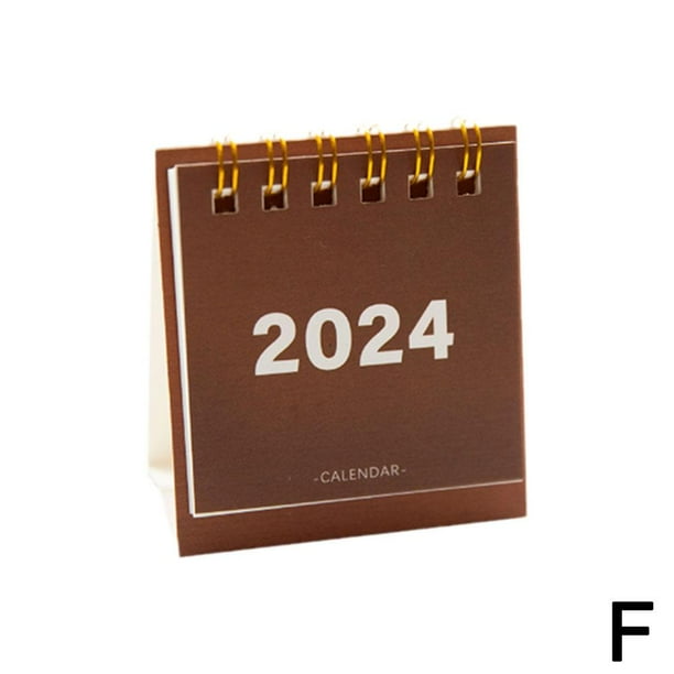 Mini Desk Calendar 2024 Small Desktop Calendar Mini Office' Daily Home
