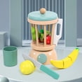 thumbnail image 1 of Wooden Kids Play Kitchen Set with Simulated Cooking & Blender (KB Juicer 0.9) - Interactive Educational Toy for 4-6 Year Olds, Promotes Parent-Child Bonding & Creativity, Safe Durable Material for, 1 of 6
