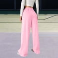 thumbnail image 6 of Mercatoo Heart Print Sweatpants for Girls Baggy Athletic Pants Wide Leg 𝗬2K 𝗗rawstring Elastic Waist Joggers with Pocket, 6 of 7