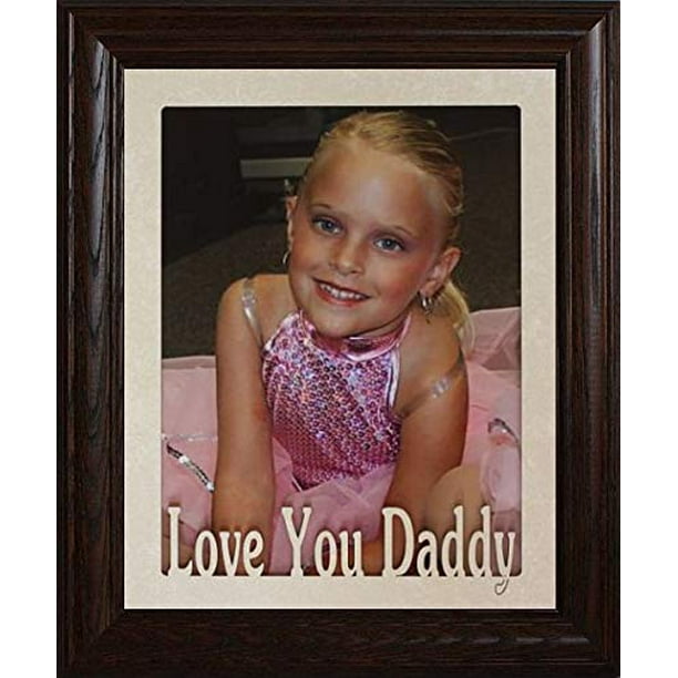 8x10 Love You Daddy Portrait Picture Photo Laser Name Frame Great Gift Daddy From Son Daughter Walmart Com Walmart Com