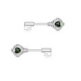 thumbnail image 1 of Key Design 14G Nipple Barbell with Opalite Gem, 1 of 7